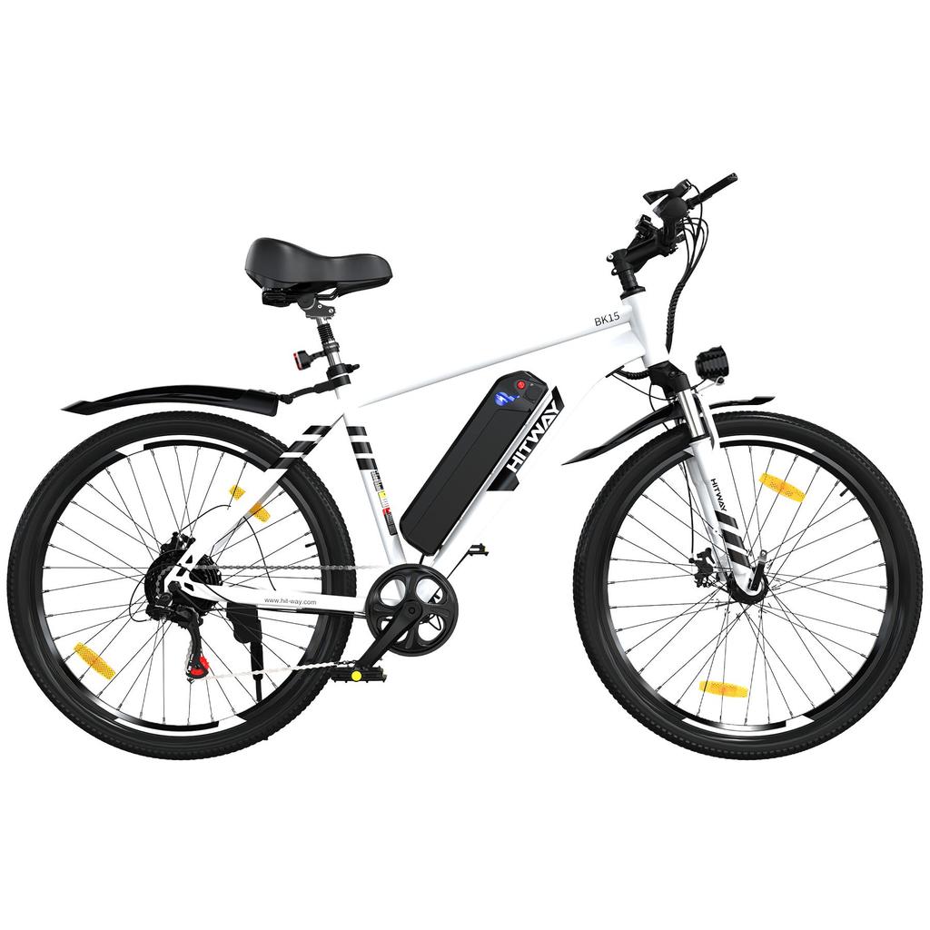Bicicletă electrică de munte Hitway BK15 26x2.125", Baterie detașabilă 36V12Ah, 7 viteze, 250w