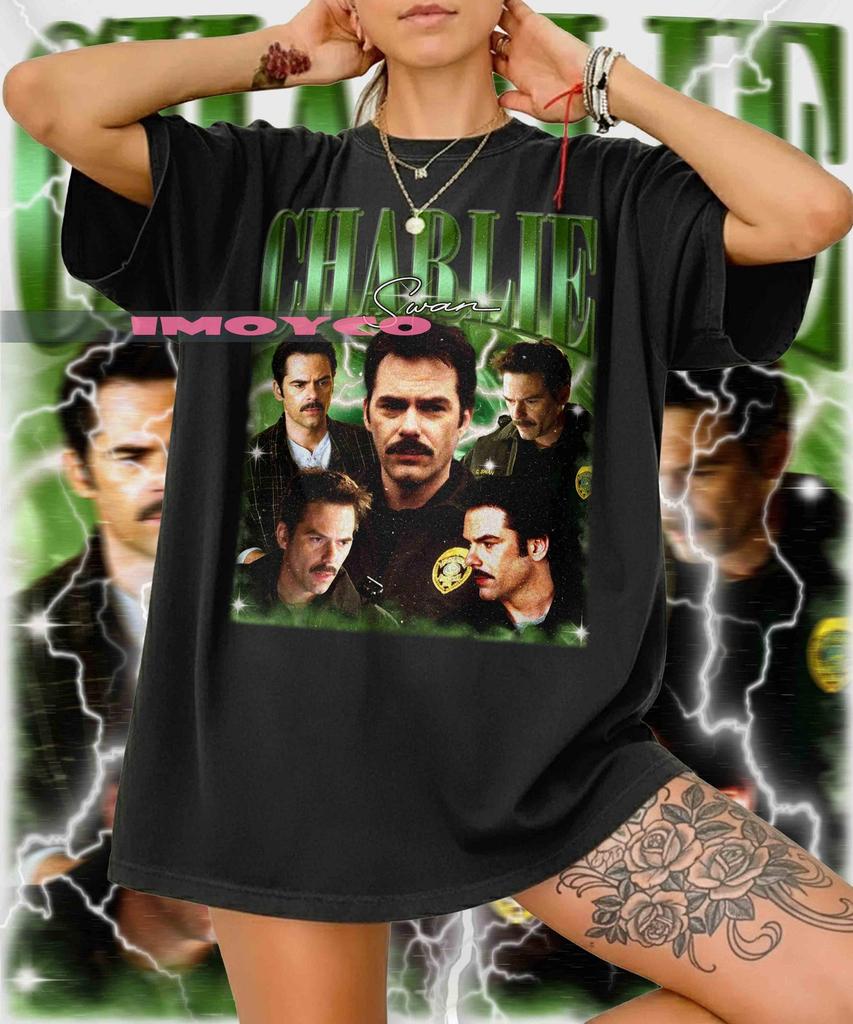 Vintage Charlie Swan T-Shirt, Twilight Saga Film-T-Shirt, Retro 90er Jahre Stil