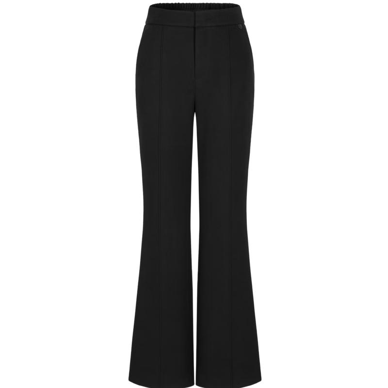 

JIUZI ANNACO Women s Knit Slim-Fit Flared Trousers XL