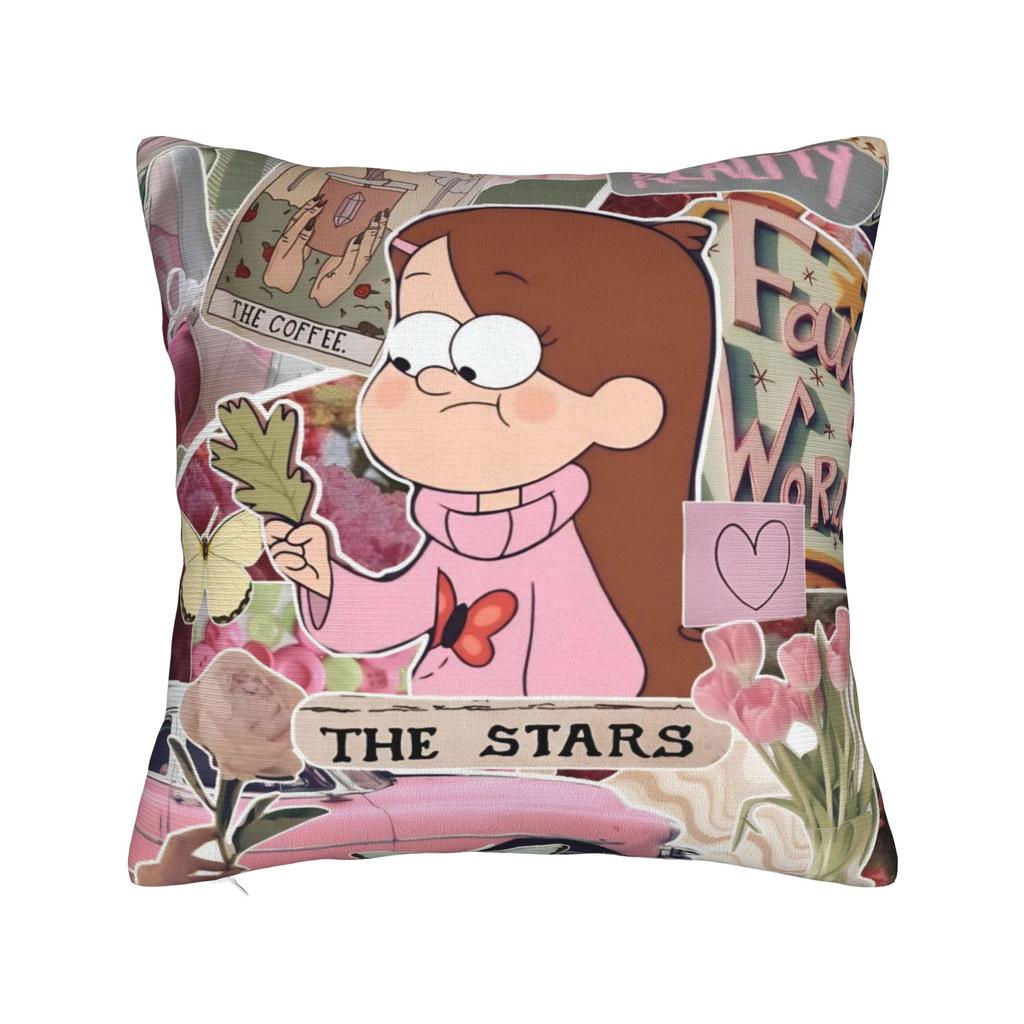 Decorative Pillow Covers GGravity Falls Merch Chair Pillow Case Cover Zipper MultiSize