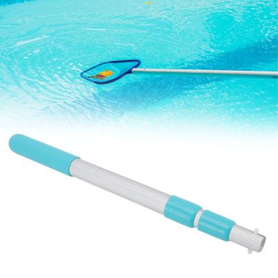 Teleskopstange für Schwimmbecken, 3-teilig, für Laubkescher, Netzrechen, Griff für Spa, Teich, Schwimmbeckenreinigung