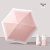 New Macaron Color Five-Fold Ultra-Light Sun Protection Compact Mini Umbrella with Buckle Handle