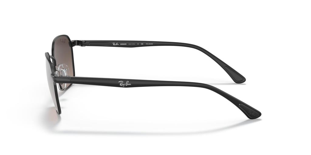 0RB3664CH SHINY BLACK 50 Sunglasses Ray-Ban Men's