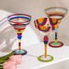 Håndlavet Farverigt Margarita & Champagne Cocktailglas Sæt Kreativt Design til Hjemmebar Bryllupsfest Elegant Unikt Drikkevare