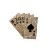 Poker Card Flush Brooch, Made of Zinc Alloy Material, Men's and Women's Suit Collar Needles, Pin, High-end Chest Flower