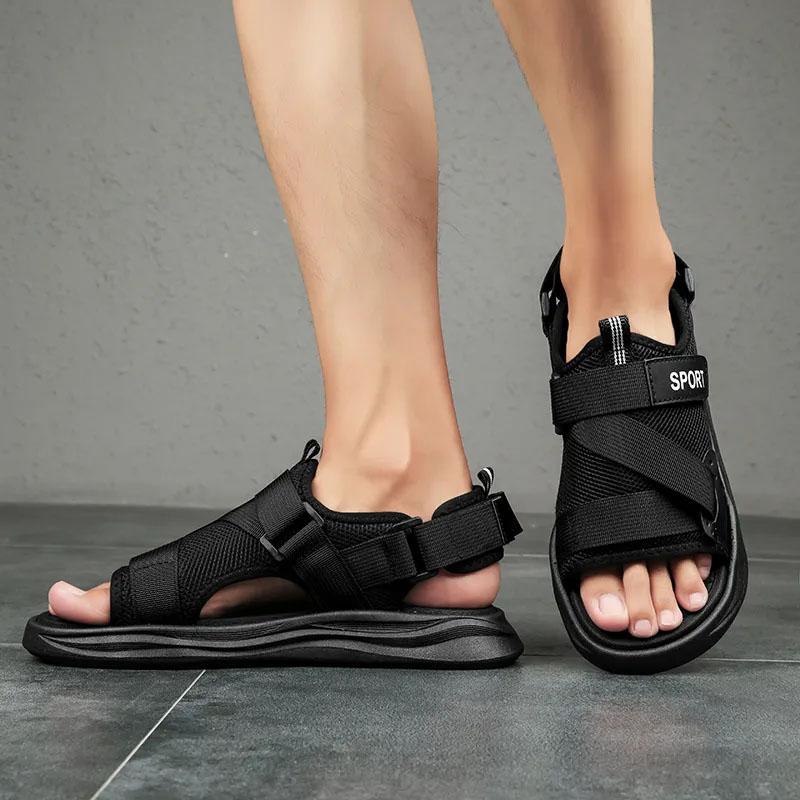 WTEMPO Anti Slip Sandals Men's Dual Purpose Thick Sole Heighten Comfortable Versatile Anti Odor Soft Sole Sports Beach Shoes Dropshipping Wholesale