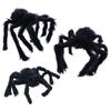 DIY Ornament Black Plush Spider Haunted House Decor Artificial Spider Horror Giant Spider