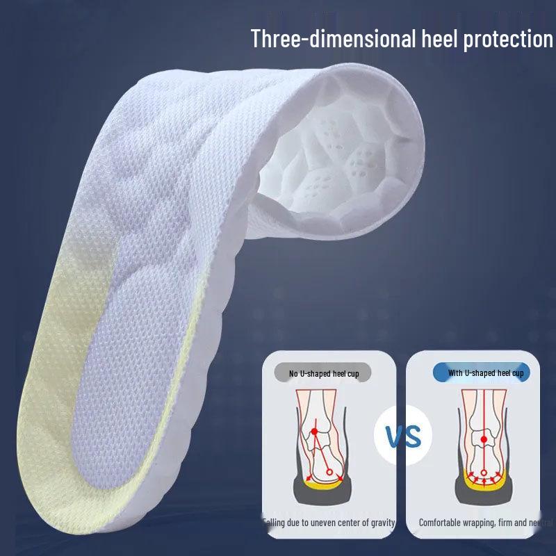 Military Training Insoles - Odor-Resistant, Breathable, Sweat-Absorbing, Shock-Absorbing for Long-Lasting Comfort in Men's & Women's Sports.