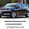 Fits New Magotan B7L Car Models 12-16: Bright Trim Strips for Door and Rear Bumper