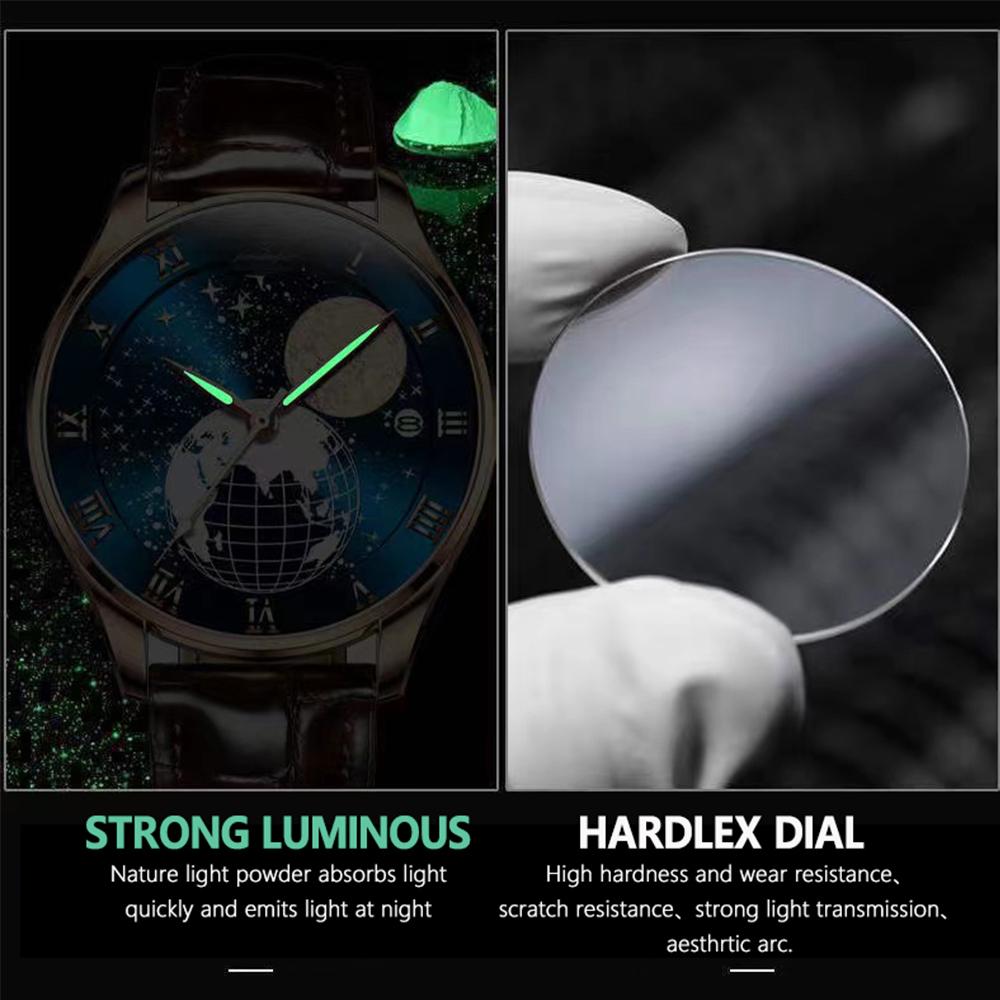 Neue Mode Quarz Leder Männer Uhr Top Marke Luxus Wasserdicht Leucht Datum Herren Armbanduhr Casual Sport Uhren