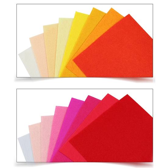 1 sada ultra-měkká prodyšná tkanina DIY tkanina netkaná kreativní střižná tkanina pro ruční práce