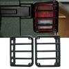 MFC PRO Tail Light Protector Covers for Wrangler JK Stainless Steel (2 Pieces) JK/Unlimited (2007-2017),