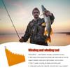 Plastic Fishing Accessories Professional Universal Hand Held Solid Color Hair Gauge Measurement Tools Winding Board