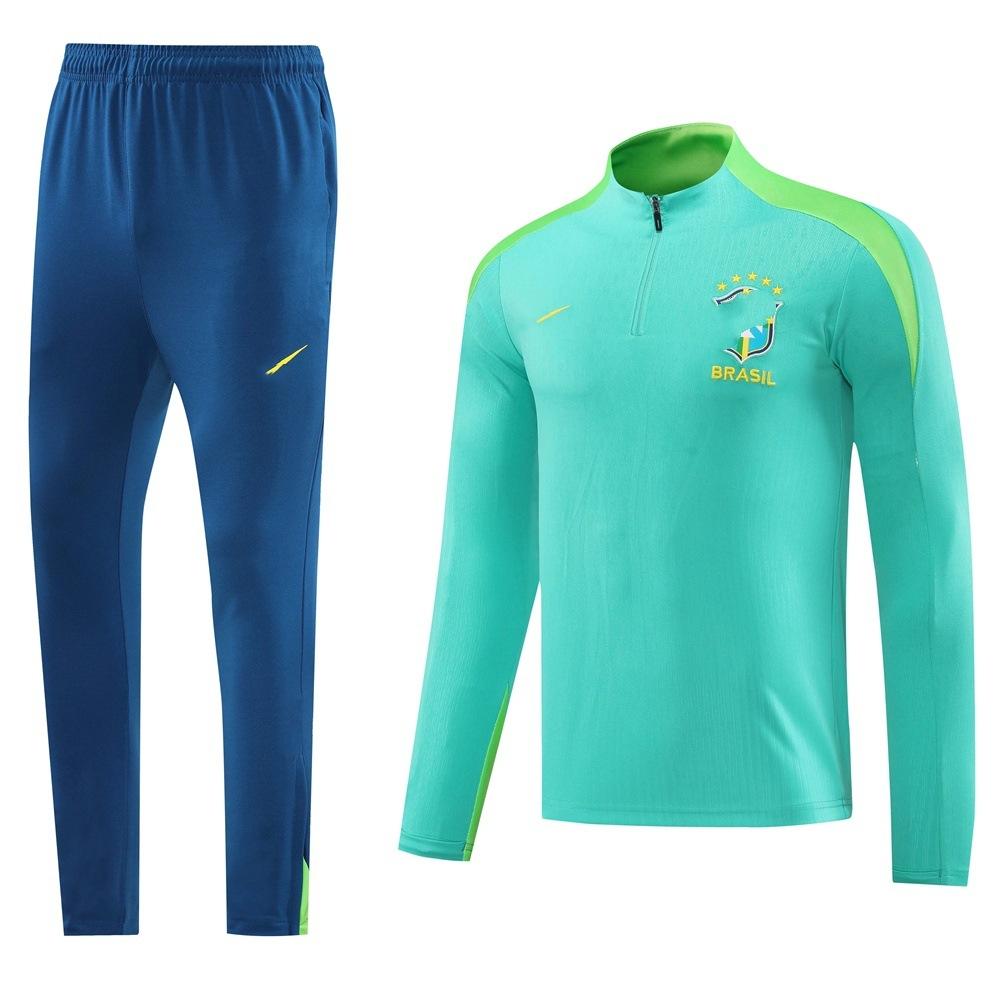 Half-Pull Long-Sleeved Set, Football Jersey, Training Jersey, Appearance Jersey, Casual, Breathable, Comfortable And Fashionable