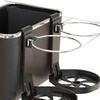 Armlehnen-Aufbewahrungsbox Wasserbecherhalter Multifunktionaler Auto-Konsolen-Organizer für Auto Schwarz