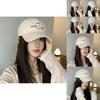 Cotton Coconut Tree Puppy Pattern Embroidery Sun Hat For Women Summer Wide Brim Casual Fashion Accessory
