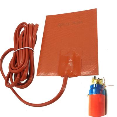 110V 175W משטח חימום סיליקון מגן שמן מנוע מיכל מחמם התנעה לרכב דבק עצמי