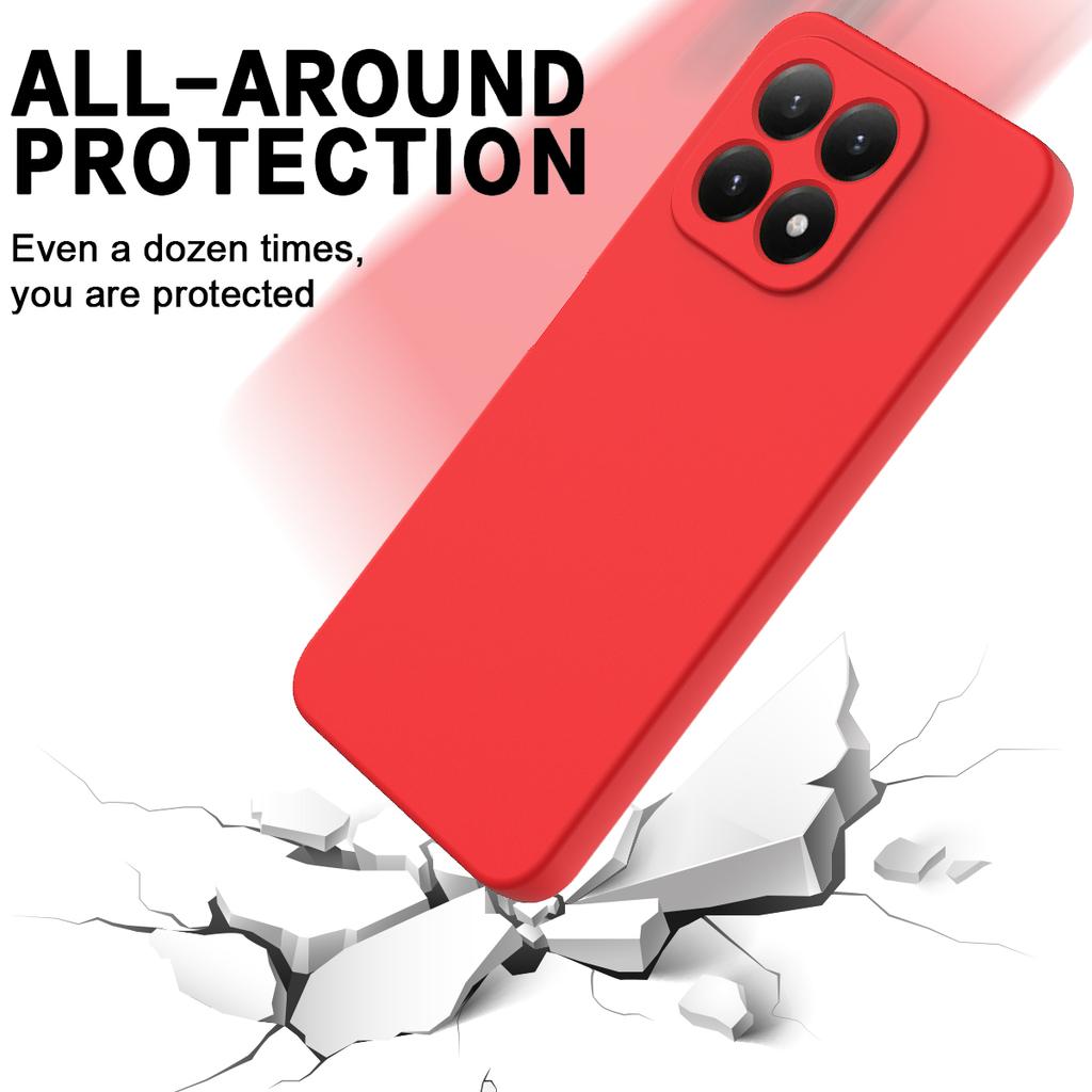 For Xiaomi 15T Liquid Silicone Case Phone Back Cover with Hand Strap