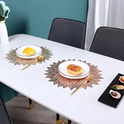Mantel Individual creativo en forma de hoja, tapete protector para mesa de comedor, decoración de la cocina del hogar