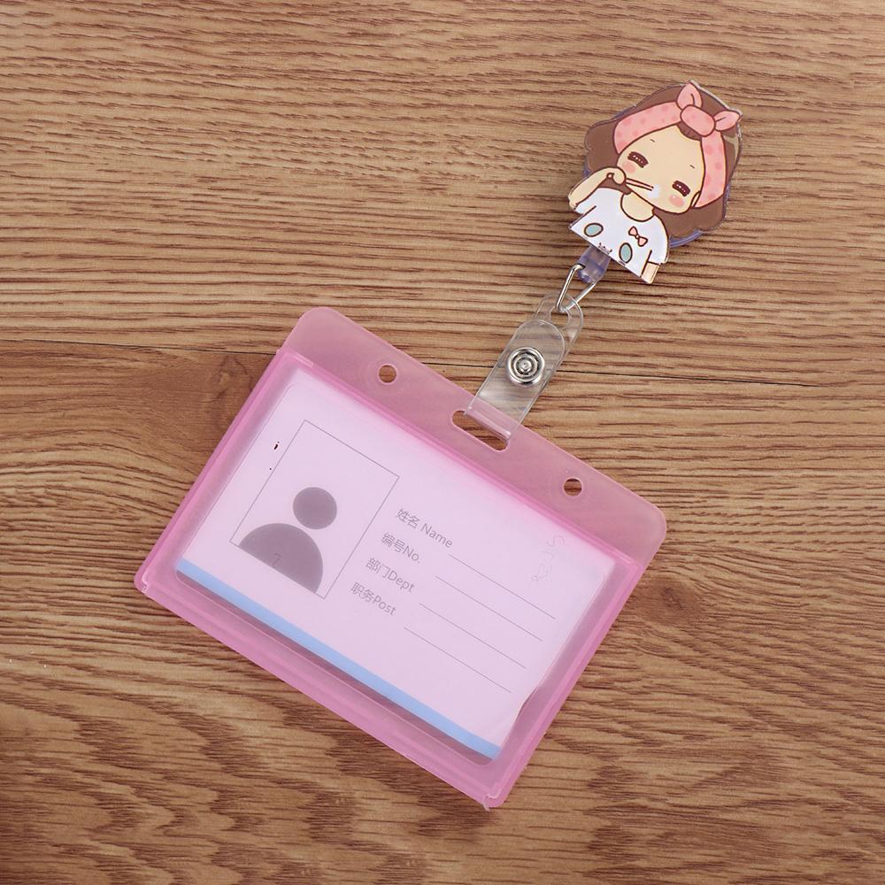 Badge Holder Clip ID Card Aluminum Name Card Holder Retractable Badge ID Badge Holder Nurse Doctor