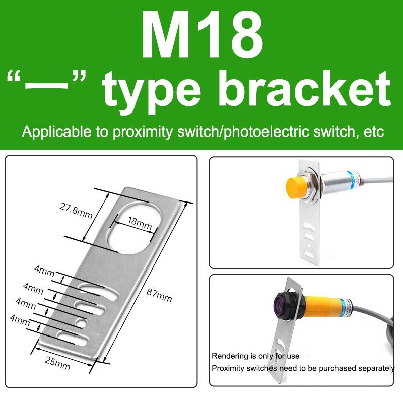 M8M12M18M30  1 tvarovaný L-tvarovaný Montážní Pevný Základní Držák Pro Bezkontaktní Spínač Fotoelektrický Spínač Senzor