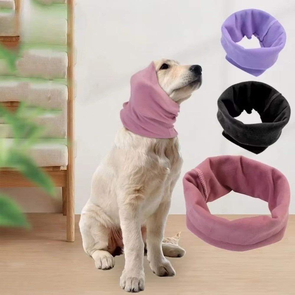 Soundproof Pet Warm Ears Cover Waterproof Pet Calming Hood for Pets Swimming & Grooming