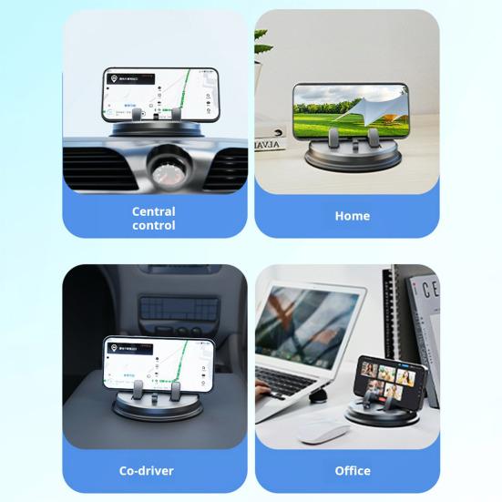 Car Dashboard Phone Holder 360 Degrees Rotating Phone Stand Hands-free Universal Mobile Phone Mount for Smartphone