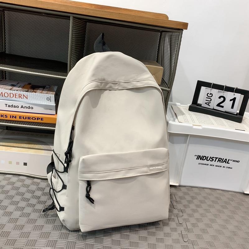 Schoolbag Backpack Men's Simple Junior High School Student Elementary School Student Large Capacity Travel Backpack Female College Student