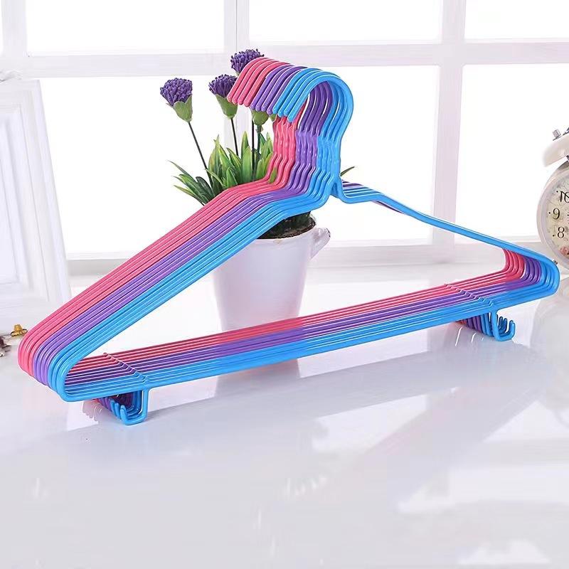 10 Kleiderbügel zum Aufhängen von Kleidung, Haushalts-Wäschetrockenhaken, Starke Kleiderstützen zur Organisation von Kleidung