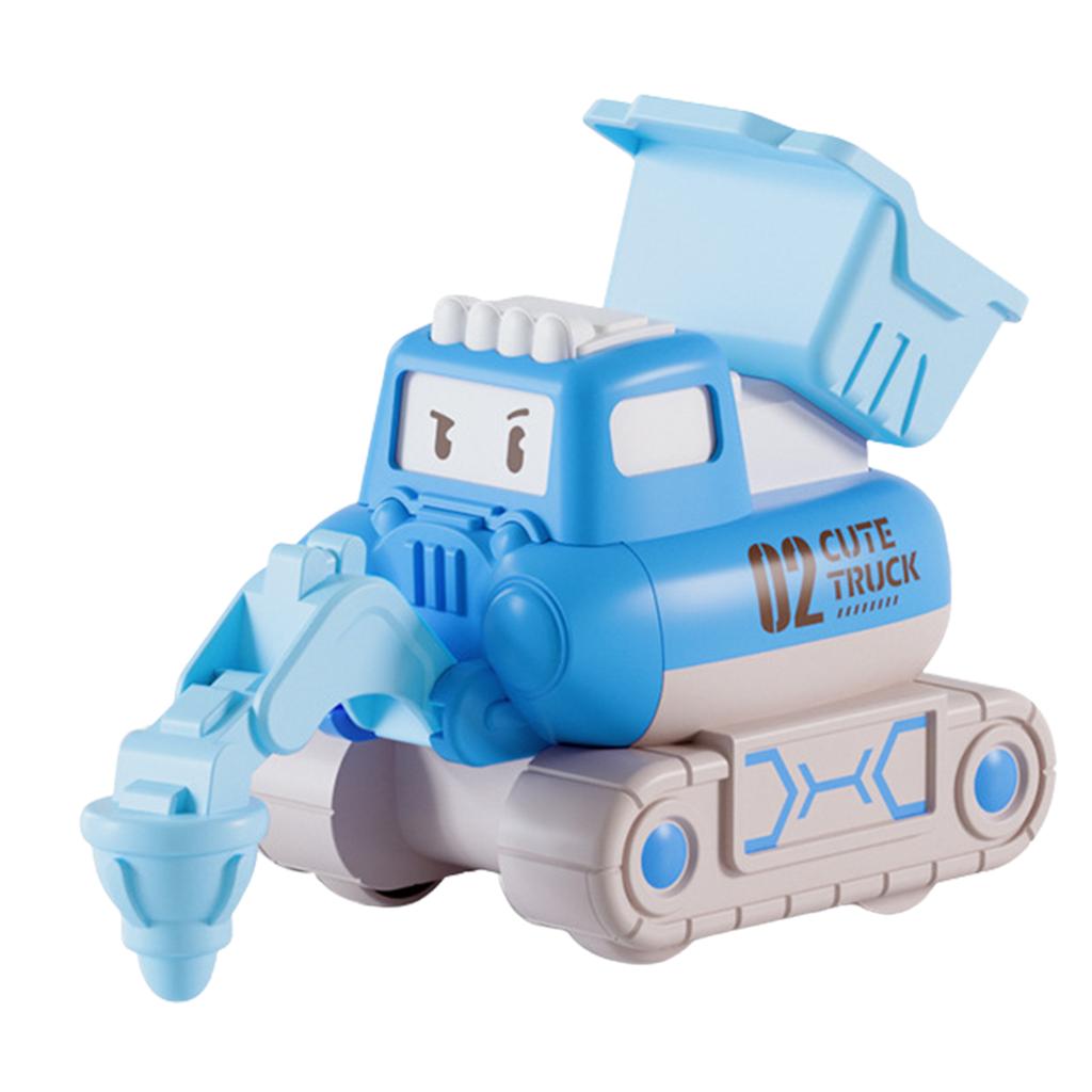 Mini Excavator Funny Construction Car Toys Educational Kids Toys Creative Excavator Toy For Christmas Party Gift Aged 3