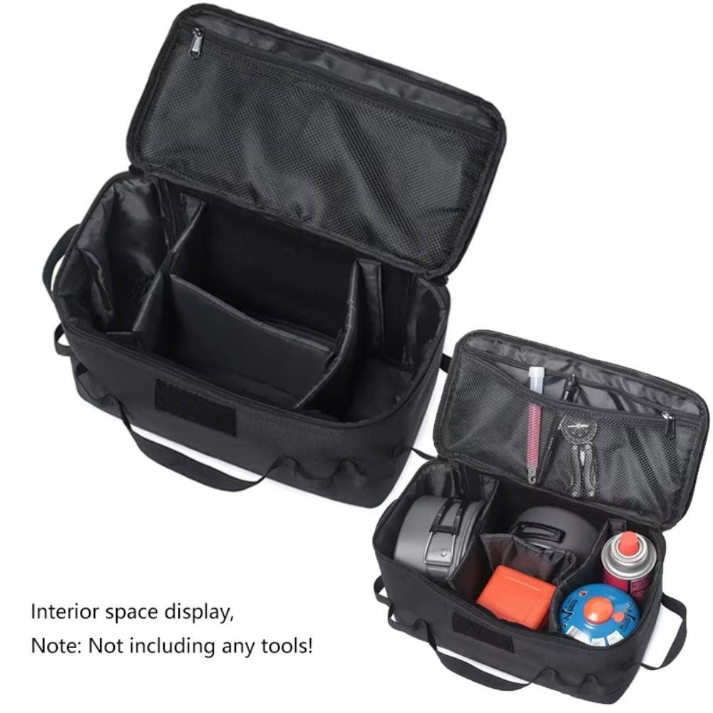 Secure and Convenient Camping Picnic Bag High-capacity Stove Canister Carry Bag  Road Trip Travel