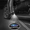 2pcs HD Led Welcome Light Car Door Projector Lamps Car Accessories For Subaru Forester SG5 SH SJ Impreza XV Legacy Outback WRX STI GC8 Tribeca