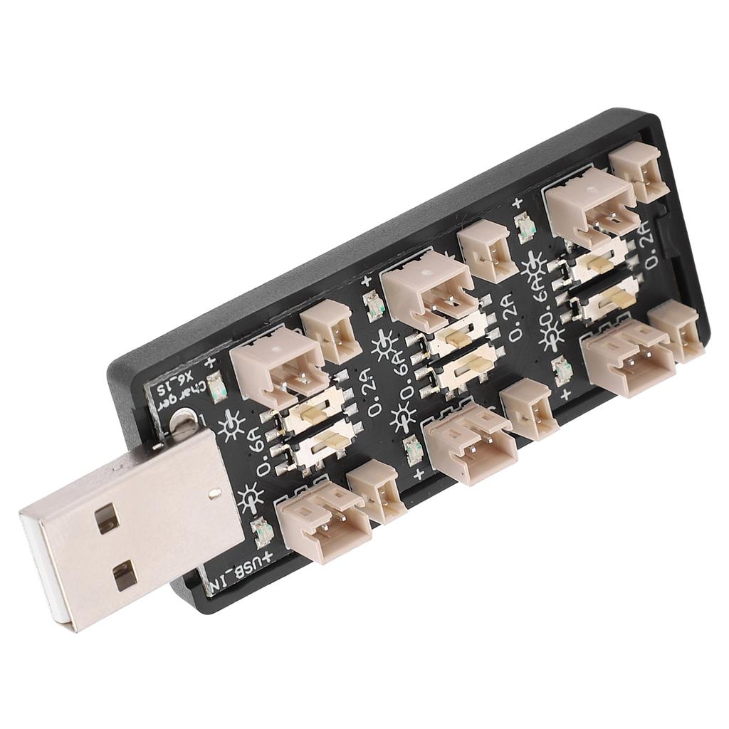 Lithium Battery Charging Board 6‑Channel USB to 3.7V High Voltage Components 4.20V