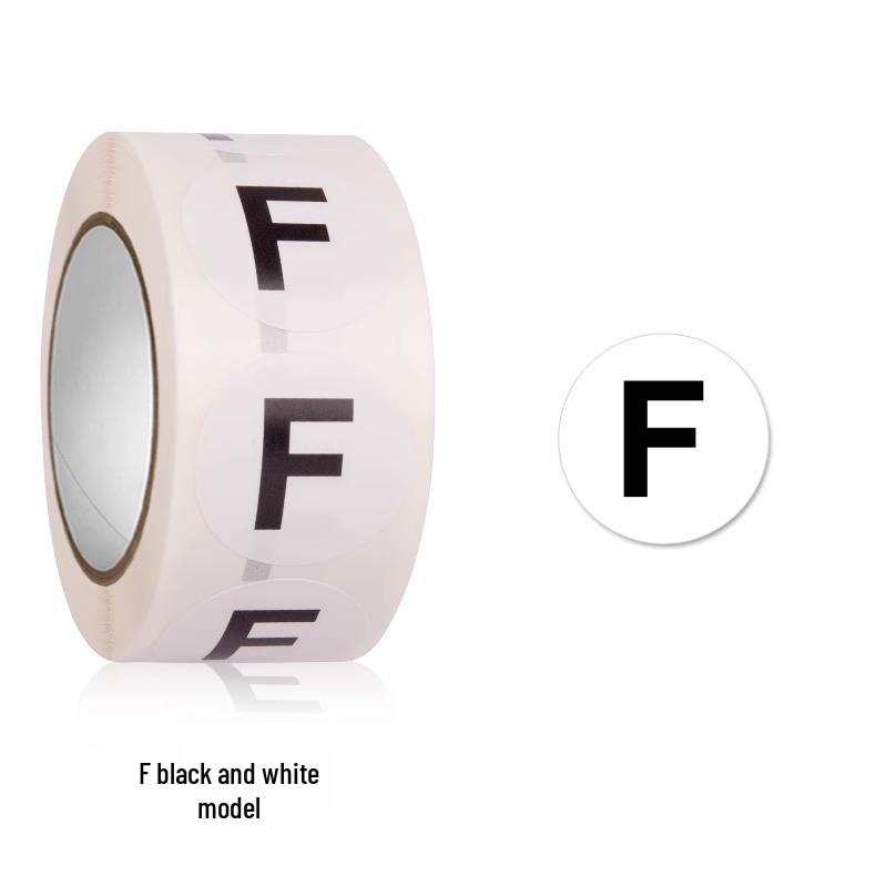 Univerzální velikost oblečení Kulaté samolepky v roli - Samolepicí etikety na oblečení