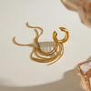 Unique Tassels Ear Clip Earring Stainless Steel Ear Cuff for Women Waterproof Party Jewelry Allergy Free Accessory