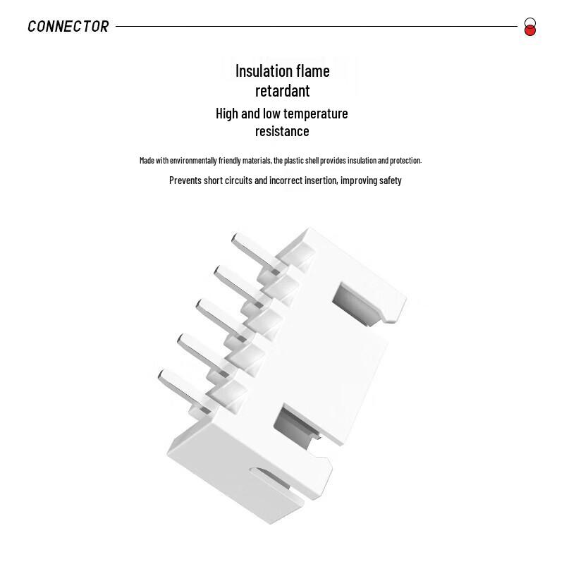 XH2.54-2P 2.54mm Pitch Straight Pin Socket Connector Terminals