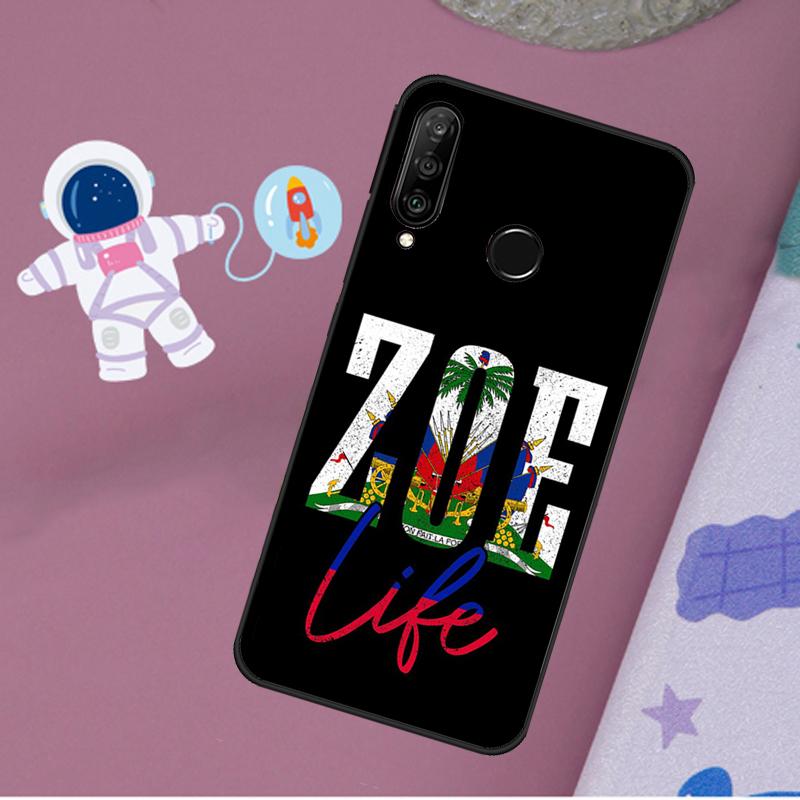 Vintage Haiti Haitian Flag For Huawei Nova Y72 Y73 Y60 Y70 Y90 Y61 Y91 7i 8i 11i 12i 12s 9 10 SE P20 P30 P40 Lite Case