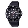 CASIO Analog 100M Water Rotating Calendar MRW-230H Men's Watch, Resistant, Aluminum, Bezel, Day/Date (Black) [Used]