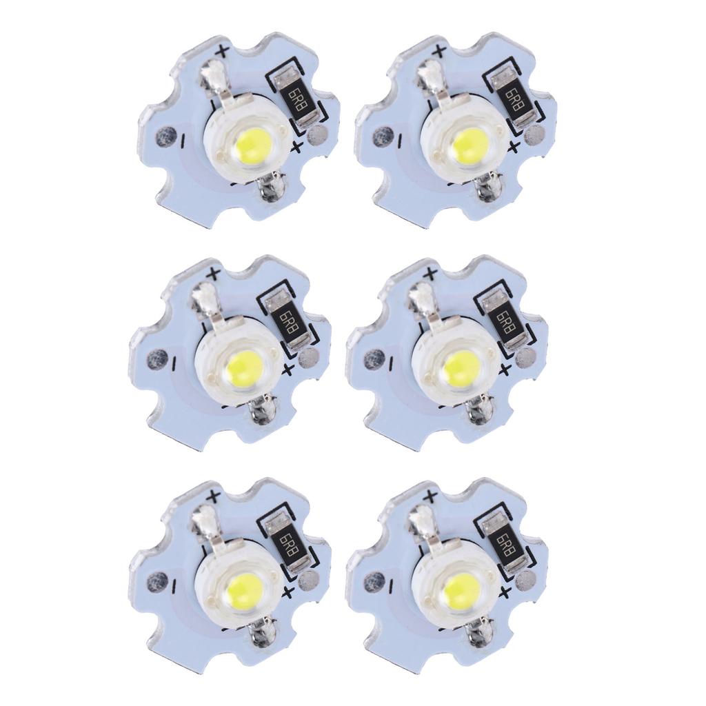 25Pcs 5V LED Chips 200LM 1W High Power LED Lamp Beads for DIY Lighting FixturesPure White