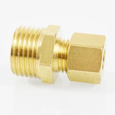 6 8 10 12 15 16-28mm AD x M8-M30 1/8" 1/4" 3/8" 1/2" 3/4" 1" BSP Außengewinde Kompressionsverschraubung Messing Rohrverbinder Kupplung