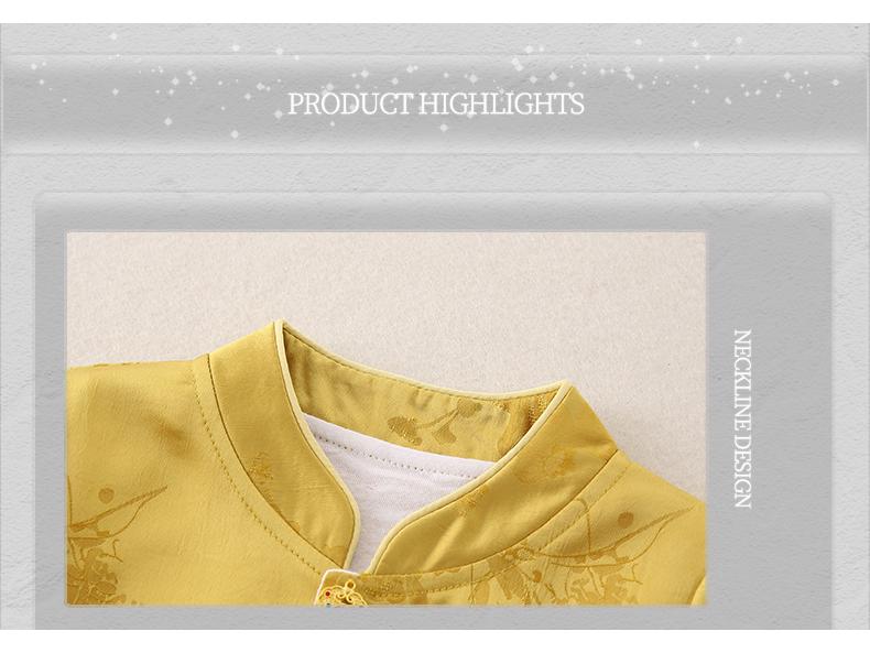 2025 Chinese Style Hanfu Romper for Baby's Hundred Days Celebration