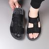 Sommer neue Herren Sandalen Leder Strandschuhe Outdoor Herren Leder Sandalen atmungsaktive Herrenschuhe rutschfeste Outdoor Hausschuhe