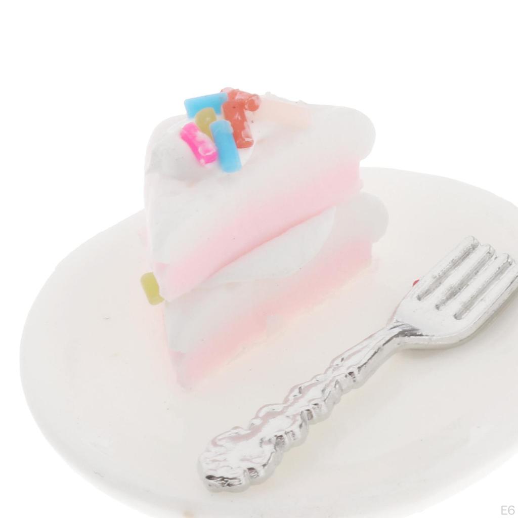 1/12 Dollhouse food Cake Miniatures Kitchen for Kids Boys Girls