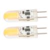 2PCS Silicone LED Light Bulb GY6.35 COB 1505 3W 12V 300LM for Cabinets Closets Outdoor Home Office