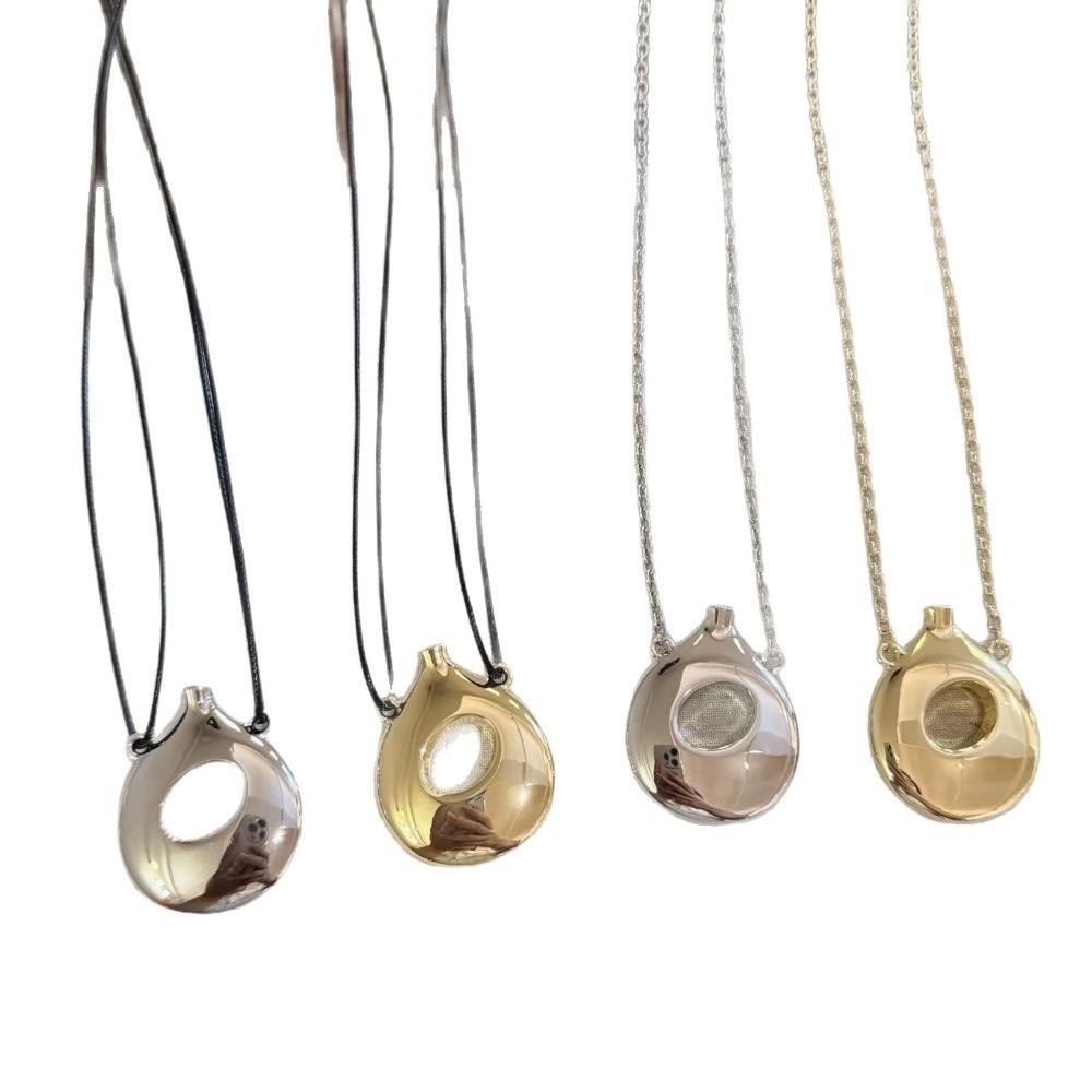 Leather Rope Vase Pendant Necklace Korean-Style Chain Necklaces Fashion Long Sweater Chain