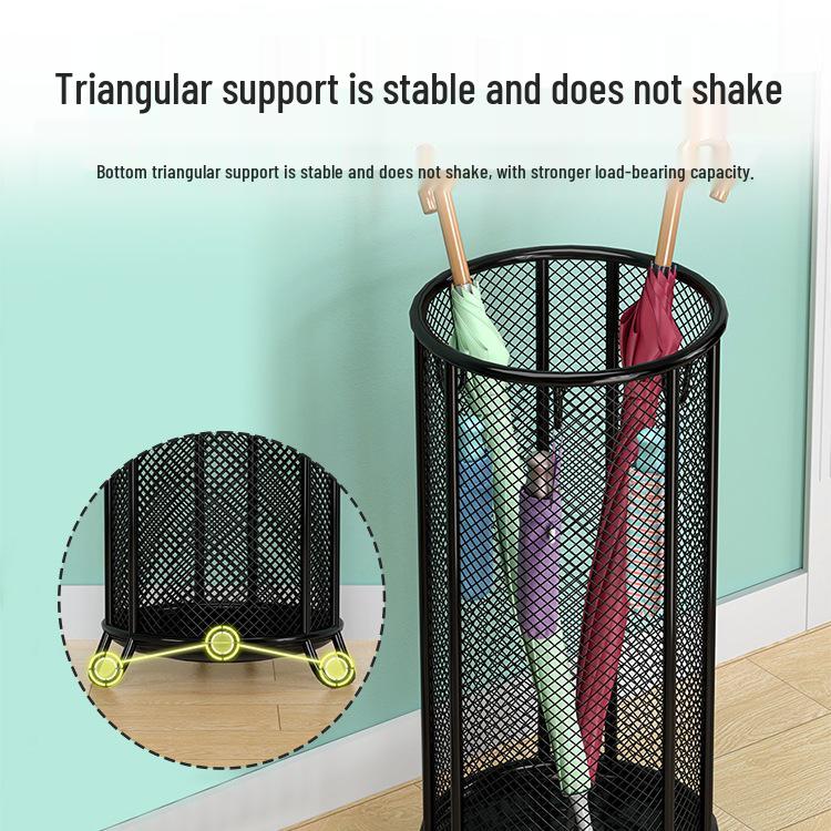 Duży stojak na parasole do przedpokoju domowego