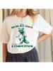 Wounisex's Fashion Watercolor 90s Casual Wounisex's Summer Short Sleeve Pattern T-Shirt Wounisex's Fun Versatile Top T-Shirt