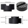 Jack Pad 2 Pack Rubber Pad Jack Lift Pad Super Heavy Duty Grooved Car Universal Parts Replacement Jack Up Adapter