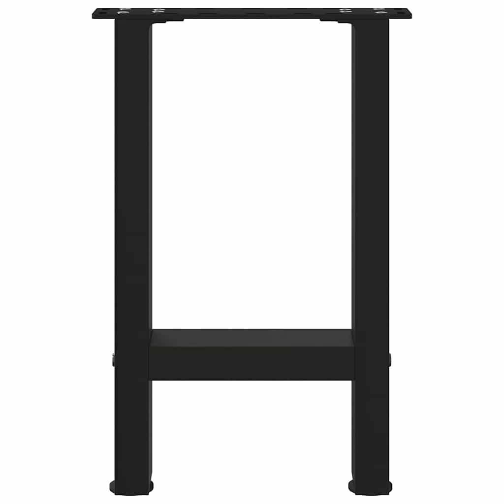 Vidaxl Nogi Do Stolika Kawowego, Czarne, 2 Szt., 38X(42-43) Cm, Stal