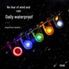Color-Changing High-Brightness Decorative Light Rope: Tent, Camping, Warning, Silicone Flashing Bicycle Tail Light.